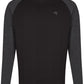 MMT 0510 ― Bi-Color Raglan Sweatshirt - Schwarz Grau / Melange