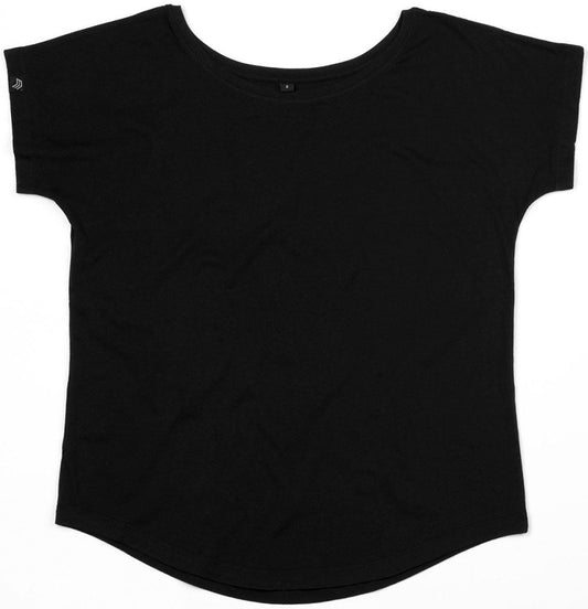 MTS M091 ― Damen Loose Fit T-Shirt Bio-Baumwolle - Schwarz