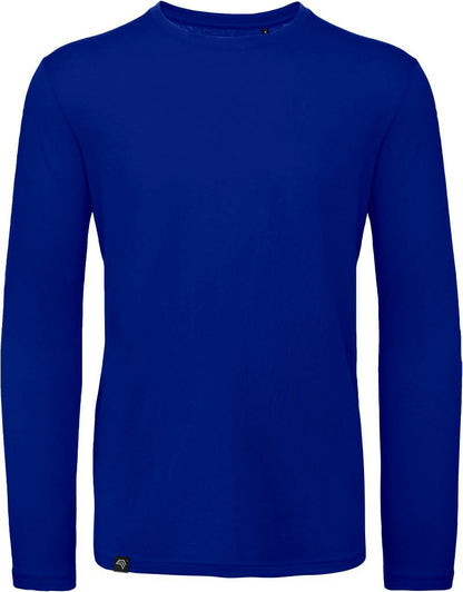 BAC TM070 ― Unisex Bio-Baumwolle Langarm T-Shirt - Cobalt Blau