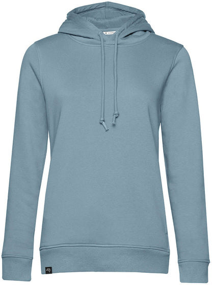 BAC W34B ― Weicher Damen Bio-Baumwolle Hoodie - Fog Blau