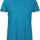 ― % ― BAC TW043/ ― Damen Bio-Baumwolle Medium-Fit T-Shirt - Atoll Blau [S]