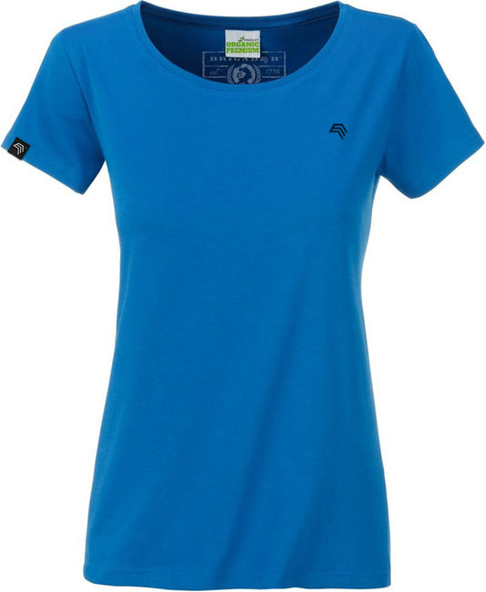 ― % ― JAN 8007 ― Damen Bio-Baumwolle T-Shirt Organic - Cobalt Blau [L]