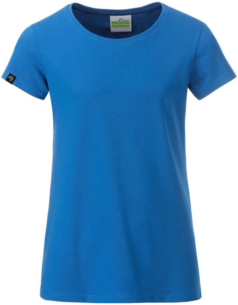 JAN 8007G ― Kinder/Mädchen Bio-Baumwolle T-Shirt - Cobalt Blau