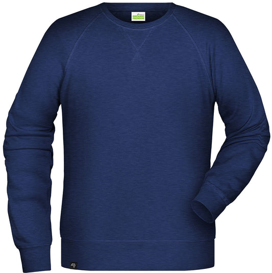 ― % ― JAN 8022 ― Bio-Baumwolle Sweatshirt - Ink Blau Melange [M]