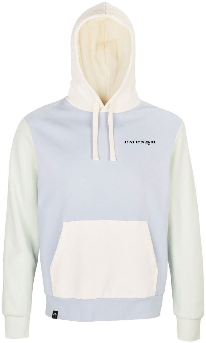 SLS 3818 ― Eco Unisex Color Block Hoodie with Organic Cotton - Light Blue