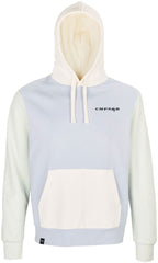 SLS 3818 ― Eco Unisex Color Block Hoodie with Organic Cotton - Light Blue