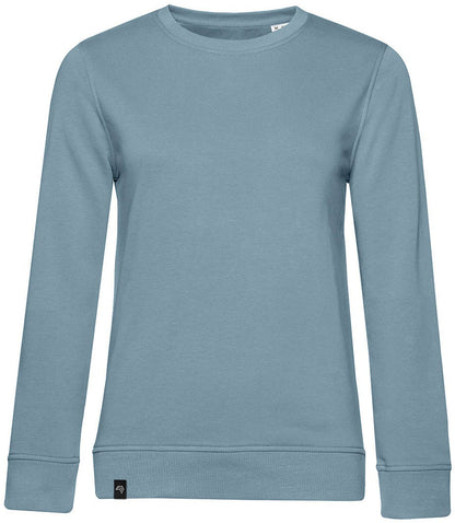 BAC W32B ― Weiches Damen Bio-Baumwolle Sweatshirt - Fog Blau