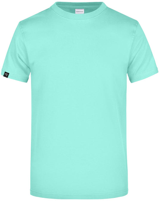 JAN 0002 ― Herren Heavy Komfort T-Shirt - Blau Mint Grün