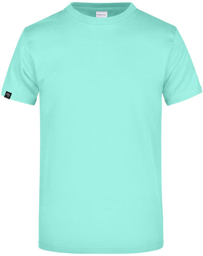 JAN 0002 ― Herren Heavy Komfort T-Shirt - Blau Mint Grün