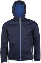 SLS 1171 — Lined Waterproof Windbreaker Skate Jacket - Navy Blue / Royal