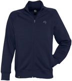 SLS 4720 ― Raglan Sweat Jacket with Stand-Up Collar - Navy Blue
