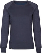 MMT 0520 ― Ladies Bi-Color Sweatshirt - Navy Blue / Melange