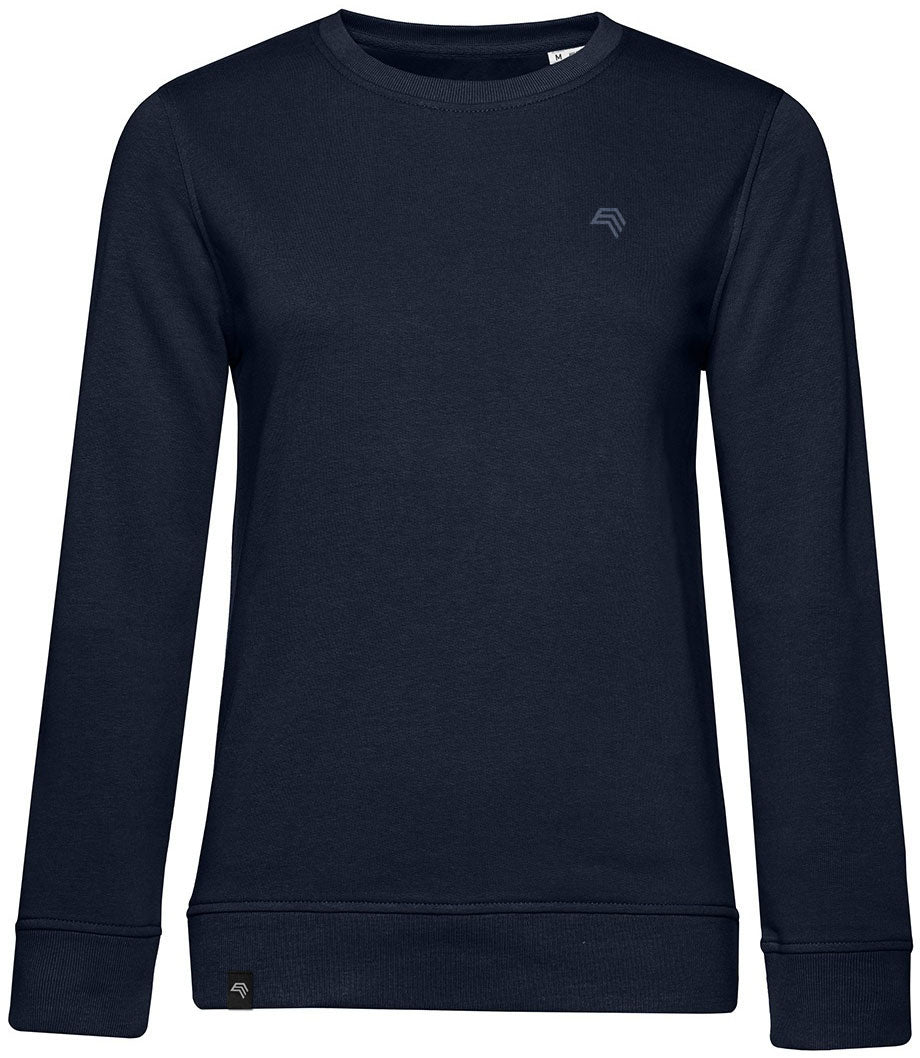 BAC W32B ― Soft Women's Organic Cotton Sweatshirt - Navy Blue