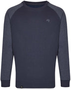 MMT 0510 ― Bi-Color Raglan Sweatshirt - Navy Blau / Melange
