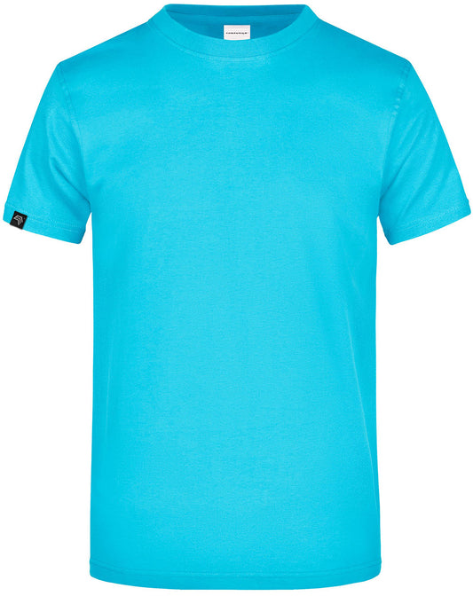JAN 0002 ― Herren Heavy Komfort T-Shirt - Pacific Blau