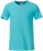 JAN 8008B ― Kids'/Boys' Organic Cotton T-Shirt - Pacific Blue