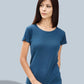 ― % ― JAN 8007 ― Damen Bio-Baumwolle T-Shirt Organic - Petrol Blau [XL]