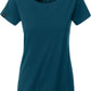 JAN 8007 ― Damen Bio-Baumwolle T-Shirt - Petrol Blau