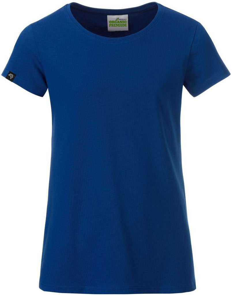 JAN 8007G ― Kinder/Mädchen Bio-Baumwolle T-Shirt - Dark Royal Blau