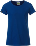 JAN 8007G ― Kids/Girls Organic Cotton T-Shirt - Dark Royal Blue