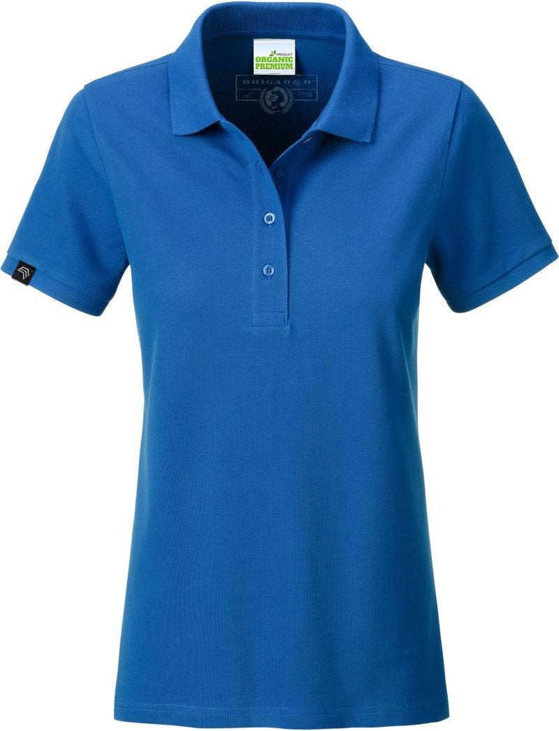 JAN 8009 ― Ladies Organic Cotton Polo Shirt - Royal Blue