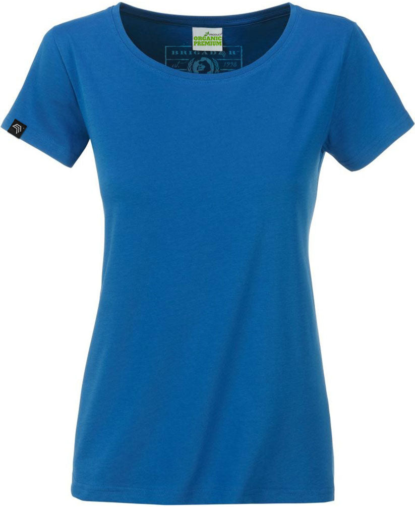 ― % ― JAN 8007 ― Damen Bio-Baumwolle T-Shirt Organic - Royal Blau / XS