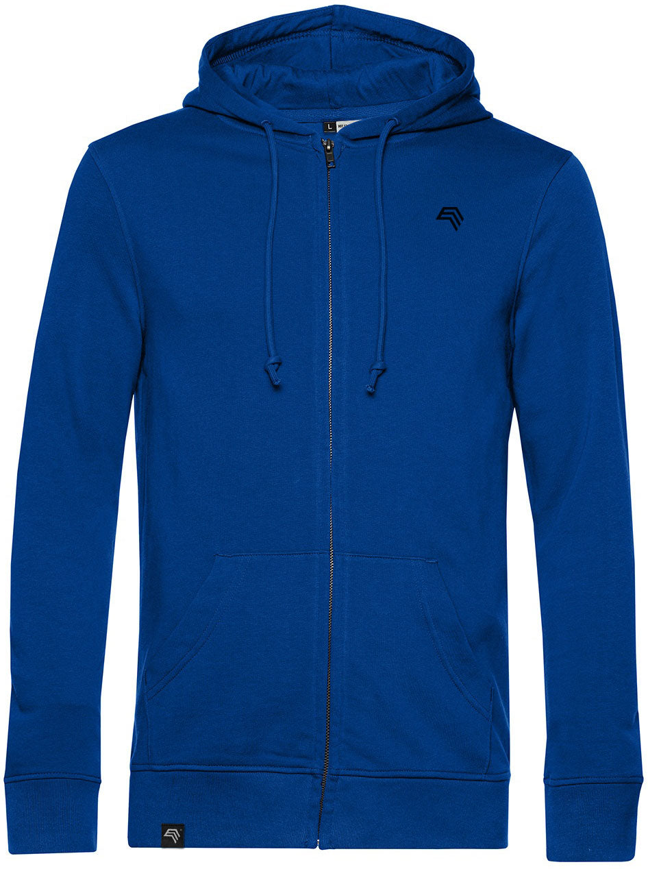 BAC U35B — Soft Hooded Sweatshirt Made with Organic Cotton - Royal Blue