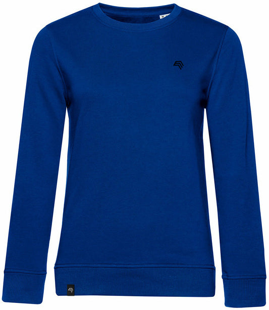 BAC W32B ― Weiches Damen Bio-Baumwolle Sweatshirt - Royal Blau