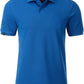 ― % ― JAN 8010/ ― Men's Bio-Baumwolle Polo Shirt - Royal Blau [M]