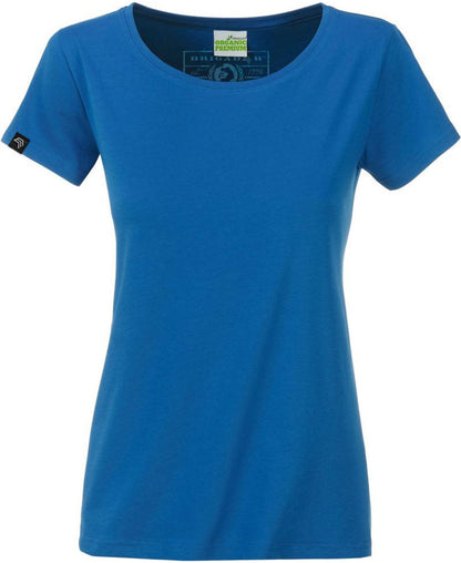 ― % ― JAN 8007 ― Damen Bio-Baumwolle T-Shirt Organic - Royal Blau [XS]