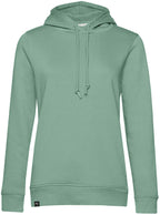 BAC W34B ― Soft Women's Organic Cotton Hoodie - Blue Sage Green