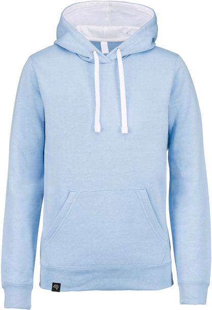 KRB K446 ― Bi-Color Hoodie Sweatshirt - Sky Blau / Weiß