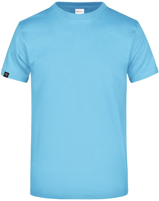 JAN 0002 ― Herren Heavy Komfort T-Shirt - Sky Blau