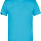 JAN 0002 ― Herren Heavy Komfort T-Shirt - Turquoise Blau Türkis