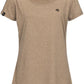 STN 9950 ― Women's Oversized Melange Vintage T-Shirt S-XL