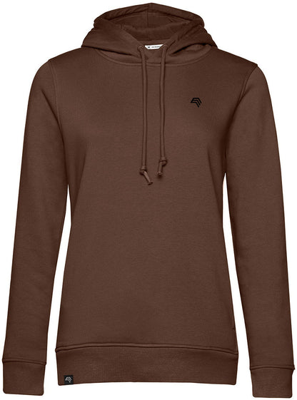 BAC W34B ― Weicher Damen Bio-Baumwolle Hoodie - Mocha Braun