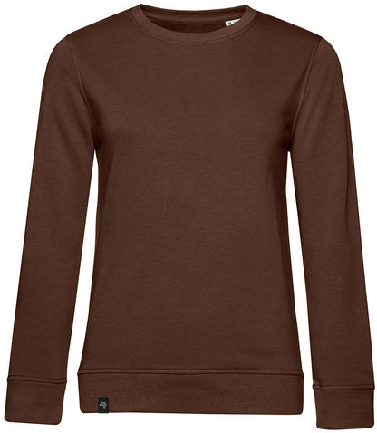 BAC W32B ― Weiches Damen Bio-Baumwolle Sweatshirt - Moccha Braun