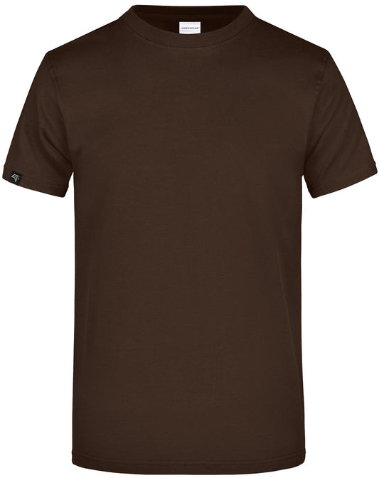 JAN 0002 ― Herren Heavy Komfort T-Shirt - Braun