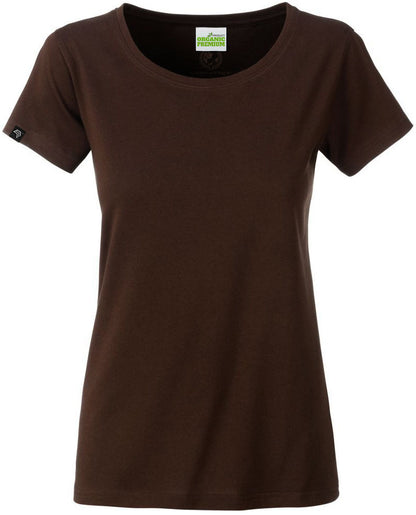 ― % ― JAN 8007 ― Damen Bio-Baumwolle T-Shirt Organic - Braun [S]
