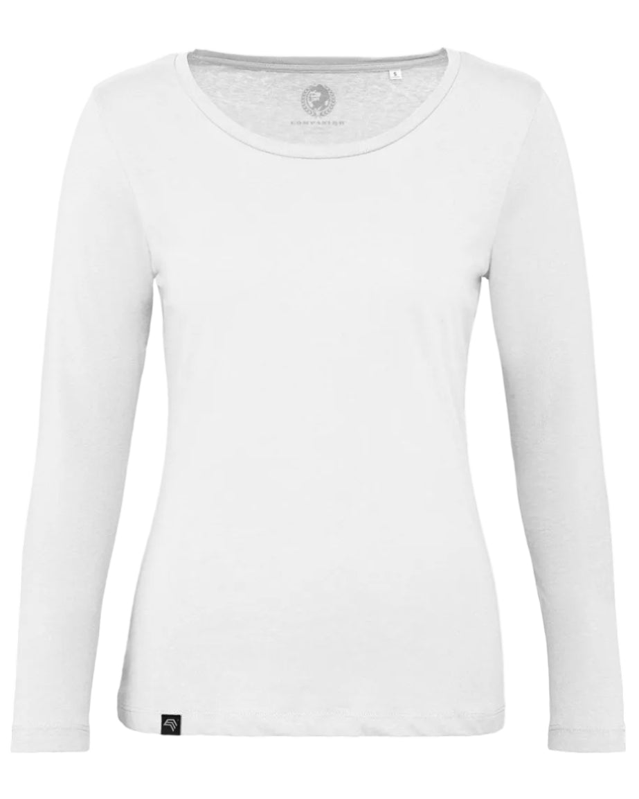 CAB 17WT ― Damen Bio-Baumwolle Langarm T-Shirt