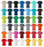 ― % ― JAN 8008 ― Herren Bio-Baumwolle T-Shirt - Bordeaux Rot Braun [L]