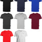 RMH 0102 ― Herren Luxury Bio-Baumwolle V-Neck T-Shirt - Rot