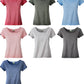 JAN 8015 ― Damen Bio-Baumwolle Flammgarn T-Shirt - Soft Pink