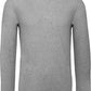 BAC TM070 ― Unisex Bio-Baumwolle Langarm T-Shirt - Melange Heather Grau
