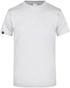 JAN 0002 ― Herren Heavy Komfort T-Shirt - Ash Grau Melange