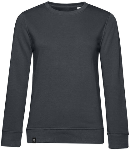 BAC W32B ― Weiches Damen Bio-Baumwolle Sweatshirt - Asphalt Grau