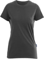 RMH 0201 ― Damen Luxury Bio-Baumwolle T-Shirt - Dark Grau