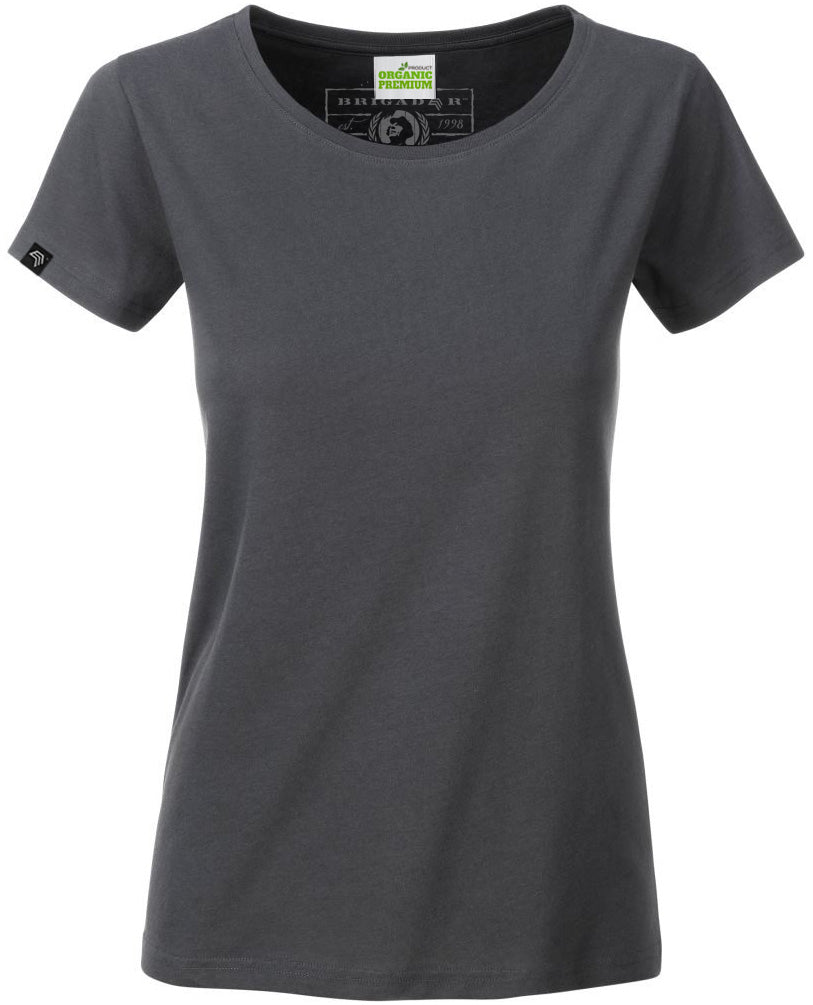 JAN 8007 ― Damen Bio-Baumwolle T-Shirt - Graphite Grau