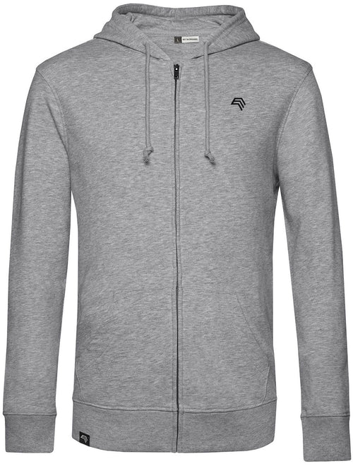 BAC U35B ― Soft Hooded Sweatshirt with Organic Cotton - Heather Grey Melange