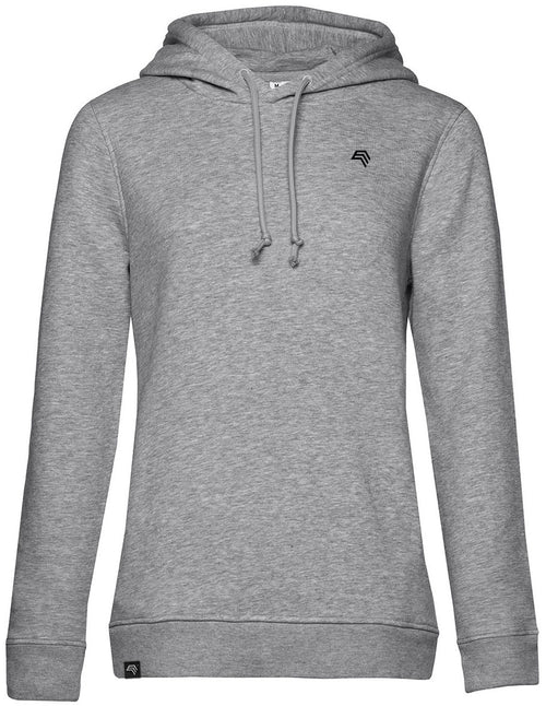 BAC W34B ― Soft Women's Organic Cotton Hoodie - Heather Grey Melange